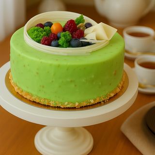 Шпинатты торт теңбілжидекпен 1.420г / Торт Шпинатный с облепихой 1,420гр