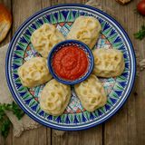 Манты мясные вар. (6шт/330гр)