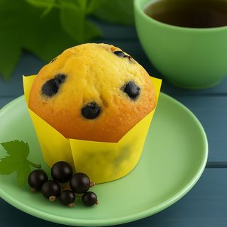 Маффин сливочный со смородиной (85 гр)