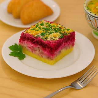 Салат Сельдь под шубой (220 гр)