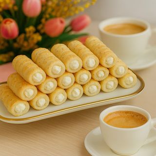 Канноли со сливочным кремом 300г