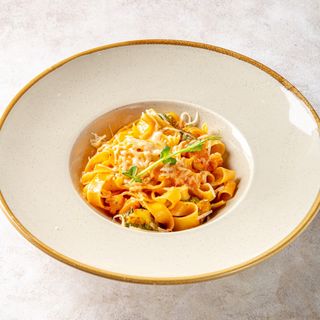 Паста с креветками