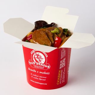 Лапша с утиным филе 