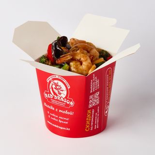 Лапша с морепродуктами Double