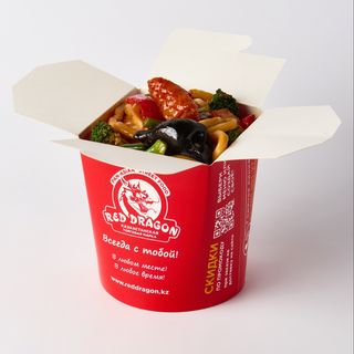 Лапша с копченой курицей Double