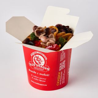 Лапша с осьминогами Double