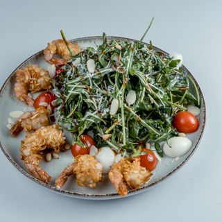 Руккола с креветками