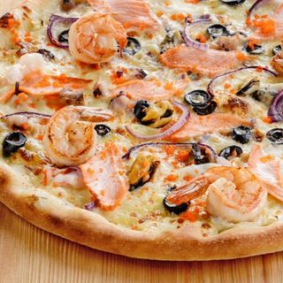 Пицца с морепродуктами