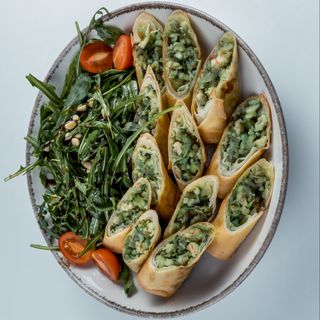 Спринг роллы с креветками