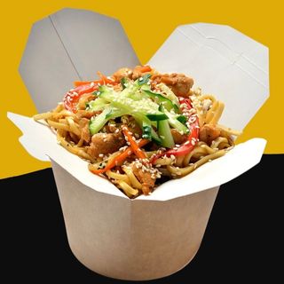 Лапша Wok с курицей