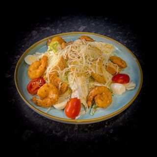 Салат "Цезарь" с креветками