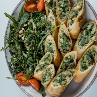 Спринг роллы с креветками