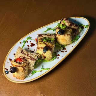 Рулетики из баклажанов и кабачков