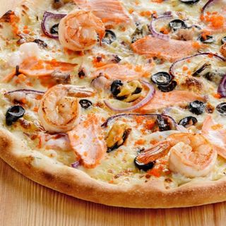Пицца с морепродуктами