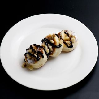 Сырники с бананом и шоколадом