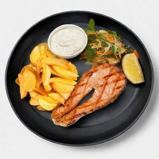 Стейк из семги 