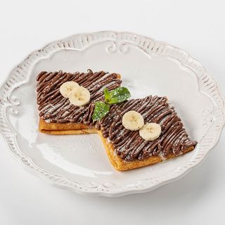 Блинчики с нутеллой и бананом