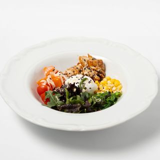 Боул с бататом и курицей