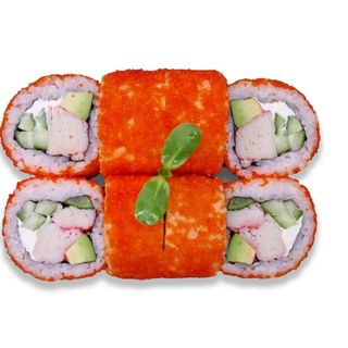 Роллы Калифорния с крабовыми палочками