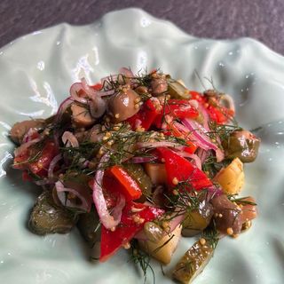 Салат с запеченным картофелем