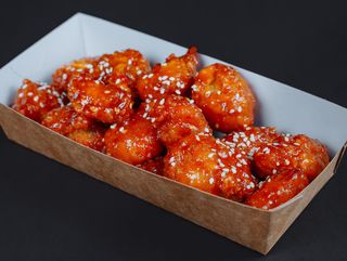 Чикен попкорн остро-сладкий