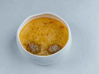 Лапша с фрикадельками