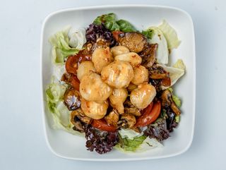 Салат "Хрустящий баклажан"