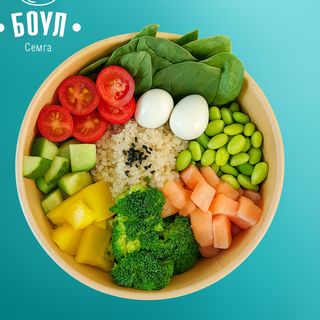 Поке-Боул с Семгой и Киноа