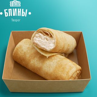 Блины с творогом