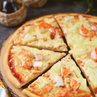 Пицца с морепродуктами