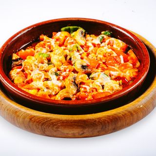 Тандыр гювеч с курицей