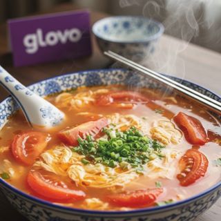 Яичный суп маленькая порция