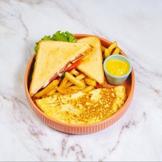 Американский завтрак.