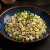 Оливье с языком