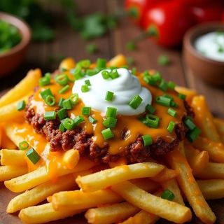 Картофель со сливочно-острым чили