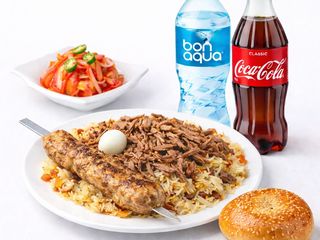 Комбо Плов с фаршем с Bon Aqua