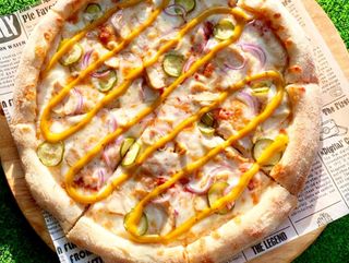 Чикен пикл пицца (25 см.)