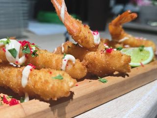 Хрустящие креветки