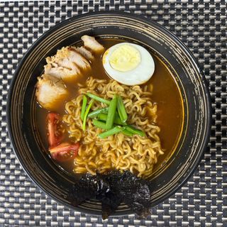 Рамен с креветками