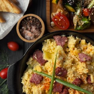 Омлет классический с ветчиной