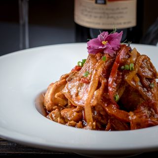 Телятина с овощами