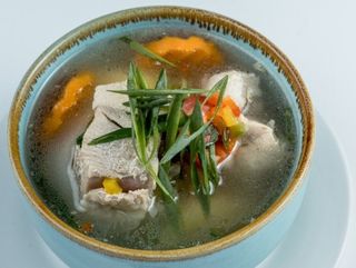 Бульон с индейкой (большая порция)