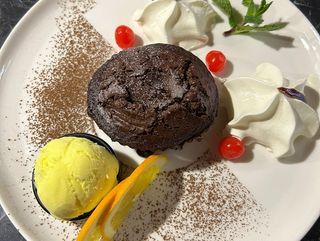 Шоколадный фондан