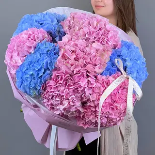 цветы Букет Art Flowers 9 премиум гортензий