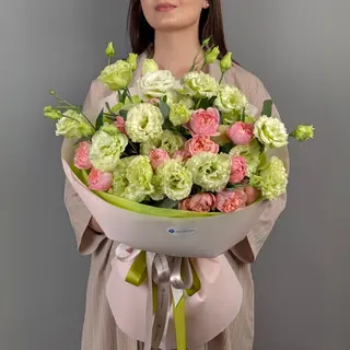 цветы Букет Art Flowers Шепот Розового Ветра