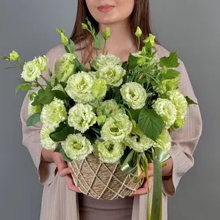 цветы Букет Art Flowers Зелёная Симфония