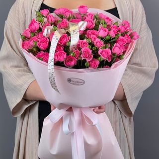 цветы Букет Art Flowers 7 нежных спрей роз