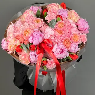 цветы Букет Art Flowers Романтический момент