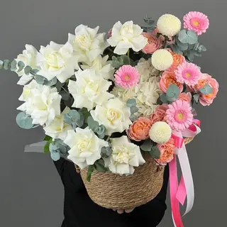 цветы Букет Art Flowers Нежное спокойствие