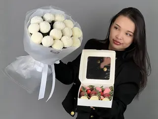 цветы Букет Art Flowers	Белая элегантность